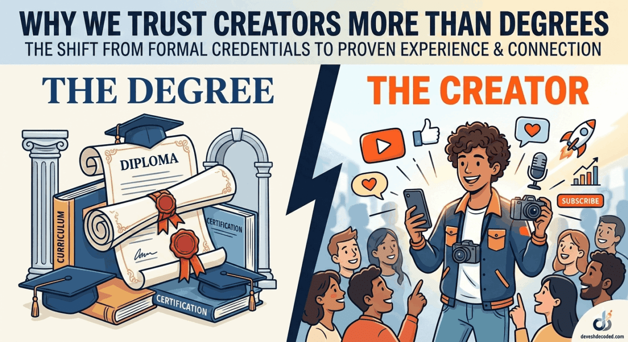 The Influence Trap: Why We Trust Creators More Than Degrees