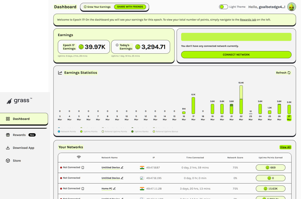 Screencapture app grass io dashboard 2026 03 28 00 42