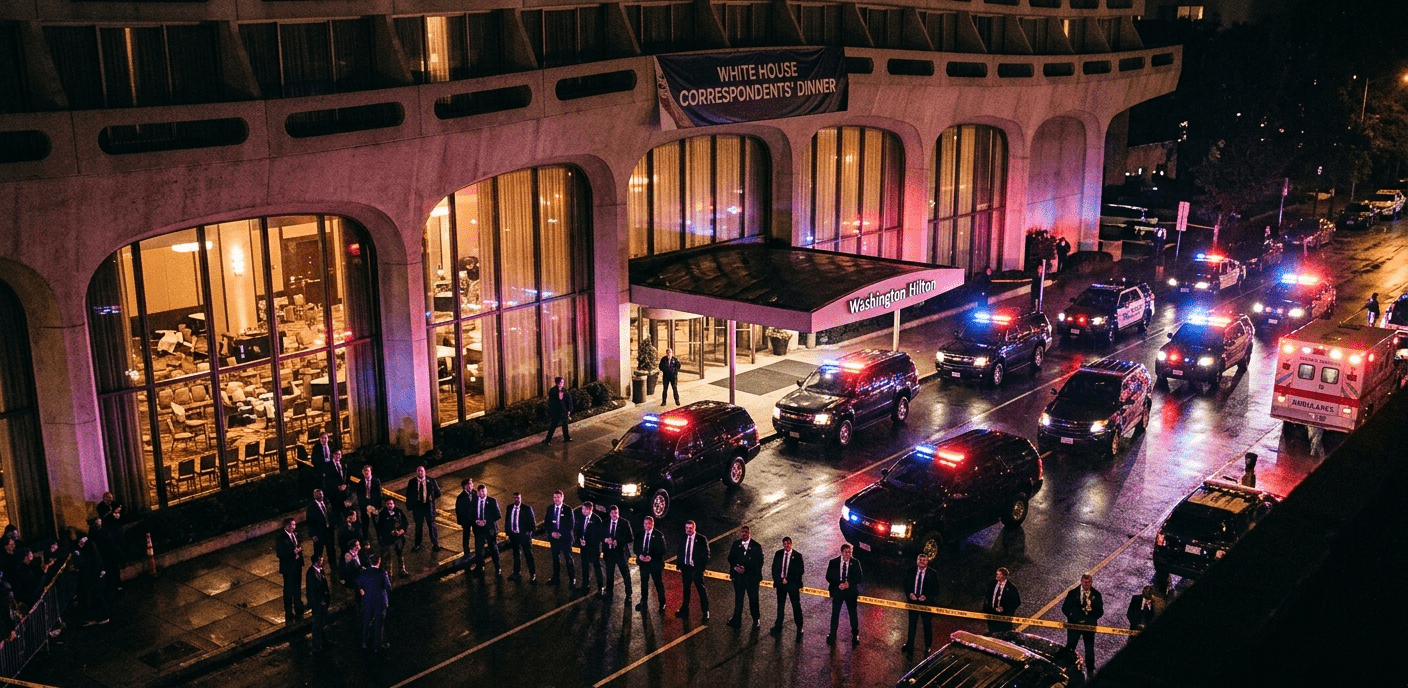 White House Dinner Shooting: Trump Blames Lone Wolf, Downplays Iran Link in First Statement